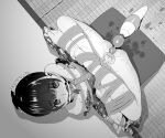  1boy anal anal_object_insertion bdsm bit_gag black_hair bondage bound chastity_cage commentary_request crossdressing crossdressing_(mtf) flat_chastity_cage flower from_above full_body gag gagged greyscale hitachi_magic_wand indoors japanese_clothes kimono looking_up male_focus male_penetrated monochrome object_insertion original sex_toy shinobu_tan'ei short_hair sitting small_chastity_cage socks sweat tabi tatami testicles trap urethral_insertion vibrator wet white_socks 