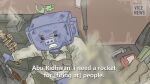  1other alt_text ammunition_belt chest_rig discord english_text flexuallyt isis_(terrorist_group) meme military_combat_uniform military_uniform photo-referenced rocket_launcher rpg-7 rpg_(weapon) scene_reference subtitled weapon wumpus wumpus_dying_(meme) 