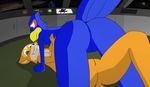  anthro avian back_turned breasts canine cashier:3 crossgender falco_lombari falcon female fox fox_mccloud invalid_tag nintende nude pussy seduction ship side_boob smile space star_fox submit video_games 