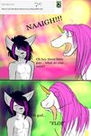  askme canine comic duo equine folf fox horn humor hybrid makarimorph mammal sketch unicorn wolf 