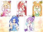  aida_mana arm_warmers blonde_hair blue_bow blue_eyes blue_hair bow bracelet brooch brown_eyes brown_hair choker clenched_hand club_(shape) cure_ace cure_diamond cure_heart cure_rosetta cure_sword curly_hair diamond_(shape) dokidoki!_precure double_bun earrings flower green_choker hair_bow hair_flower hair_ornament hair_ribbon hand_on_hip heart heart_hair_ornament hishikawa_rikka jewelry kenzaki_makoto long_hair madoka_aguri magical_girl multiple_girls pink_bow pink_eyes pink_sleeves ponytail precure puffy_sleeves purple_choker purple_eyes purple_hair red_eyes red_hair ribbon sasakura_towa short_hair smile spade_(shape) spade_hair_ornament twintails yotsuba_alice 