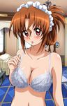  blush breasts folded_ponytail hayate_no_gotoku! highres maria_(hayate_no_gotoku!) senga81 