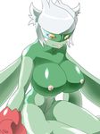  anthro anthrofied big_breasts breasts female lips nintendo nipples plain_background pok&#233;mon pok&#233;morph pok&eacute;mon roserade solo sya video_games white_background white_nipples 