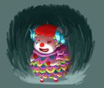  caprine clown colorful creepy eralyn hair mammal nintendo pietro red_hair scarf sheep solo video_games 