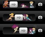  asuteka blonde_hair caesar_anthonio_zeppeli cellphone chibi esidisi iphone jojo_no_kimyou_na_bouken joseph_joestar_(young) kars_(jojo) multiple_boys parody phone purple_hair smartphone wamuu 