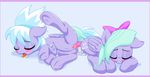  blush cloud_chaser_(mlp) cutie_mark dildo double_dildo duo equine eyes_closed female feral flitter_(mlp) friendship_is_magic hair horse incest lesbian lying mammal my_little_pony on_front on_side pegasus pony pussy pussy_juice saliva sex_toy sibling sisters stoic5 tongue toy wings 