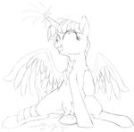  black_and_white cum equine female feral friendship_is_magic hair horn horse mammal monochrome my_little_pony open_mouth penetration pony pussy pussy_juice sketch smile solo stradivarius teats twilight_sparkle_(mlp) vaginal vaginal_penetration winged_unicorn wings 