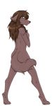  absurd_res alpha_channel breasts brown_fur brown_hair butt canine female fur hair hi_res keidran long_hair looking_at_viewer mammal natani nude open_mouth pappins pawpads paws plain_background solo transparent_background twokinds wolf 