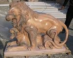  female feral lion male mammal sculpture sex statue straight unknown_artist 