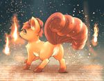  butt canine fire fox looking_back mammal multiple_tails nintendo pok&#233;mon pok&eacute;mon rag. solo video_games vulpix 