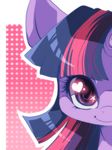  clasherz equine female feral friendship_is_magic fur hair horn horse long_hair looking_at_viewer mammal multi-colored_hair my_little_pony pony purple_eyes purple_fur purple_hair smile solo star twilight_sparkle_(mlp) unicorn 