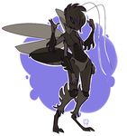  abdomen antennae anthro arthropod breasts cricket digitigrade drpepsi female insect jet&#233; multi_limb multiple_arms nude wide_hips wings 