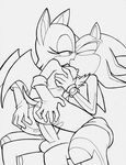 areola balls bat black_and_white breasts clothing erect_nipples erection female female_on_top hair hedgehog kissing line_art male mammal mastery_position monochrome nipples nude on_top penetration penis rouge_the_bat rule34rox sega sex shadow_the_hedgehog sonic_(series) straight torn_clothing wings 