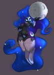  anthrofied armor atryl big_breasts blue_hair breasts equine female friendship_is_magic hair horn horse long_hair mammal my_little_pony nightmare_moon_(mlp) nipples pony solo thick_thighs wide_hips 