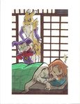  canine daigaijin digimon female fox human impmon mammal nonaka renamon rika-nonaka rika_nonaka sleeping 