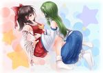  hakurei_reimu half-moon kochiya_sanae tagme touhou 