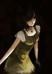  black_eyes brown_hair dress fatal_frame fatal_frame_4 jewelry minazuki_ruka monmon necklace short_hair solo 