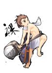  barefoot child full_body karol_capel male_focus satomi shirtless simple_background solo tales_of_(series) tales_of_vesperia white_background 