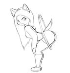  animated anthro big_butt butt female hair hula_hoop long_hair looking_back natalie_grayswift norithics smile solo 