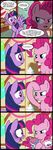  blue_eyes cake comic costume cutie_mark dialog english_text equine female feral food friendship_is_magic frown fur hair horn horse long_hair looking_back madmax mammal mattx16 multi-colored_hair my_little_pony open_mouth pink_fur pink_hair pinkie_pie_(mlp) pony purple_eyes purple_fur purple_hair streamers sweat text tongue twilight_sparkle_(mlp) winged_unicorn wings zipper 