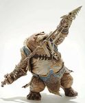  loincloth male open_shirt overweight polearm sculpture seal shirt spear statue tuskar tuskarr tusks unknown_artist video_games walrus warcraft world_of_warcraft wrinkles 