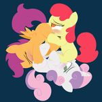  absurd_res amber_eyes apple_bloom_(mlp) blush cub cutie_mark_crusaders_(mlp) dtcx97 equine eyes_closed female feral feral_on_feral friendship_is_magic fur green_eyes group group_sex hair half-closed_eyes hi_res horn horse lesbian mammal my_little_pony oral oral_sex orange_fur pegasus plain_background pony purple_hair pussy pussy_juice red_hair scootaloo_(mlp) sex sweetie_belle_(mlp) threesome two_tone_hair unicorn vaginal white_fur wings young 