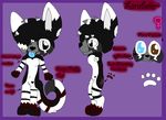  canine female folf fox hybrid larabelle mammal model_sheet wolf xxbaybayxx 