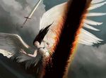  chippy death female magic_the_gathering sword weapon wings 