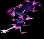  bat_wings black_background claws creatures_(company) game_freak horns kuro_nasu naganadel nintendo no_humans open_mouth pokemon pokemon_(creature) pokemon_(game) pokemon_usum solo ultra_beast wings 