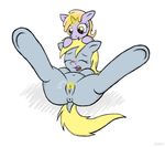  amber_eyes anus blonde_hair blush cub derpy_hooves_(mlp) dinky_hooves_(mlp) equine female female_ejaculation feral friendship_is_magic fur grey_fur hair horn horse incest jepso lesbian magic mammal masturbation mother_and_daughter my_little_pony plain_background pony purple_fur pussy pussy_juice size_difference unicorn young 