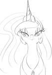  female feral friendship_is_magic hair horn horse long_hair mammal my_little_pony pony princess_celestia_(mlp) solo winged_unicorn wings zev 