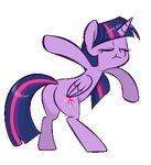  animated butt_smack cutie_mark equine eyes_closed friendship_is_magic horn my_little_pony twilight_sparkle_(mlp) winged_unicorn wings 