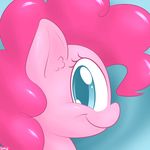  2013 blue_eyes equine female friendship_is_magic fur hair horse lamiaaaa my_little_pony pink_fur pink_hair pinkie_pie_(mlp) pony profile smile solo 