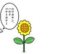  dora_ita flower no_humans sunflower touhou translated umbrella 