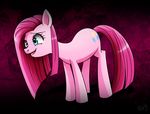  cutie_mark equine female feral friendship_is_magic fur hair horse long_hair mammal my_little_pony open_mouth pink_fur pink_hair pinkamena_(mlp) pinkie_pie_(mlp) pony princesssilverglow smile solo straight_hair 