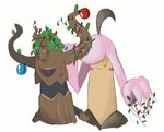  ambiguous_gender animated blush christmas christmas_lights cute ghost gourgeist holidays nintendo ornament plain_background pok&#233;mon pok&eacute;mon pumpkinwaifu spirit tree trevenant video_games white_background 