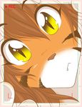  camera cute feline female flora_(twokinds) hair looking_at_viewer mammal solo tiger tom_fischbach twokinds 