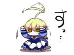  ahoge bad_id bad_pixiv_id blazblue blonde_hair chibi es_(xblaze) kuro_yuzu xblaze xblaze_code:_embryo 