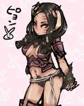  animal_ears breasts bunny bunny_ears facial_mark fire_emblem fire_emblem:_kakusei fur hands_clasped long_hair medium_breasts mo_(deciliter) navel own_hands_together red_eyes thighs velvet_(fire_emblem) 