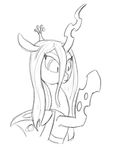  animated changeling female friendship_is_magic hair hooves horn horsecock long_hair looking_at_viewer magic my_little_pony penis plain_background queen_chrysalis_(mlp) siansaar simple_background sketch transformation vein veiny_penis white_background wings 