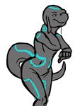  dragon girly leaning male plain_background scalie solo whats_his_face young 