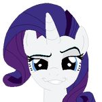  alpha_channel animated blue_eyes dat_grin equine eyeshadow female friendship_is_magic horn horse looking_at_viewer makeup mammal my_little_pony plain_background pony rarity_(mlp) smirk solo tomdantherock transparent_background unicorn 