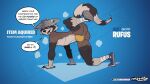 anthro epic_games fortnite male mammal procyonid raccoon rufus_(fortnite) solo thewilldpink