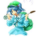  :d bad_id bad_pixiv_id blue_hair face hair_bobbles hair_ornament hat holding kawashiro_nitori oekaki open_mouth reeds shiba_itsuki short_hair smile solo touhou two_side_up wrench 