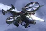  absurdres agm-114_hellfire aircraft at-99_scorpion attack_helicopter canopy_(aircraft) chain_gun commentary_request firing flying gunship helicopter highres james_cameron's_avatar military military_vehicle missile missile_pod science_fiction teisei_misagi vehicle_focus vtol 