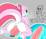  2_penises 3_toes 4_fingers amphibian anal animal_genitalia animal_penis anthro anus axolotl big_penis big_tail black_sclera blue_pawpads blue_penis blush bodily_fluids box butt canine_genitalia canine_penis cetacean_genitalia cetacean_penis colored container digital_drawing_(artwork) digital_media_(artwork) dildo dildo_sitting diphallism external_gills feet femboy feral fin fingers genital_fluids genital_slit genitals gills hemipenes hi_res hikiwi holding_dildo holding_object holding_sex_toy internal internal_slit kiwi_(hikiwi) kneeling long_penis long_tail looking_at_object looking_back looking_pleasured male marine moan mole_salamander multi_genitalia multi_penis multicolored_body nude pawpads penetration penis penis_backwards pink_body riding_dildo salamander sex_toy simple_background solo steam tail tail_fin tapering_penis text toes toony traditional_media_(artwork) white_eyes 