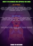 absurd_res anthro anus black_sclera breasts butt clitoris clothing clothing_aside credits cunnilingus duo female five_nights_at_freddy's five_nights_at_freddy's_2 freddy_fuckbear's_cathouse_(kevwrite) genitals gradient_background grey_body hi_res kevwrite looking_at_viewer machine oral panties panties_aside robot scottgames sex simple_background text text_on_clothing tongue tongue_out toy_chica_(fnaf) underwear underwear_aside vaginal vanny_(fnaf) yellow_body