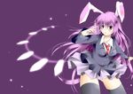  animal_ears bunny_ears reisen_udongein_inaba solo tayashigu_(suisyounohosizora) thighhighs touhou 