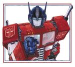  autobot lowres mecha no_humans oekaki oldschool optimus_prime pointing realistic robot science_fiction transformers 