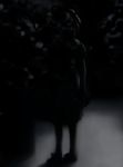  black dark eyes futon_(kitsune_tsuki) greyscale highres horror_(theme) medicine_melancholy monochrome night solo touhou 